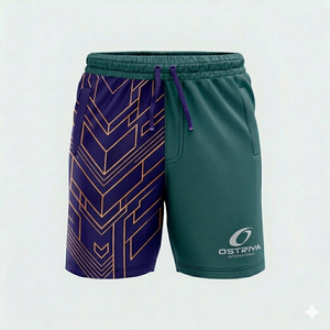 Shorts de sport pour hommes à prix abordable, style décontracté, taille mi-haute, respirants, avec logo personnalisé sur le devant, couleur unie, légers - Product Image 4