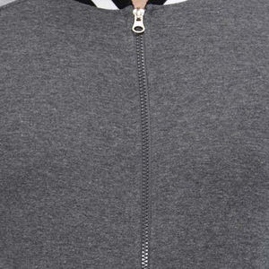 Blouson Bomber Homme Décontracté Personnalisable de Haute Qualité, Coupe Slim, Col Montant, Style Universitaire, avec Lettrage Frontal - Product Image 6