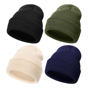 Gorro Unisex ODM, 100% Acrílico, Tejido, Color Sólido, Casual, Invernal, para Adultos, 56-58CM, Gorro Beanie OEM - Product Image 2