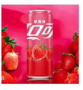 Venta al por mayor de Coca-Cola Sabor Fresa China, latas de 24x330ml, carga de contenedor de 20 pies, cantidades para importadores a gran escala, exportación global - Product Image 2