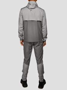 Survêtement coupe-vent pour homme avec logo personnalisé, 100% nylon, respirant, ensemble deux pièces sur mesure - Product Image 2