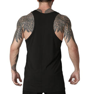 Débardeur décontracté pour homme en tissu Spandex/Coton à séchage rapide, avec logo personnalisé, taille et couleur ajustables, meilleure qualité, vente chaude - Product Image 6