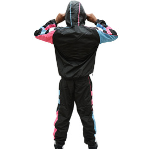 Custom <b>Men's</b> Custom Plus Size Soft Shell Sport Suit Nylon Windbreaker <b>Jacket</b> with Training Pants Windproof <b>Track</b> <b>Jacket</b> Ensemble - Product Image 4