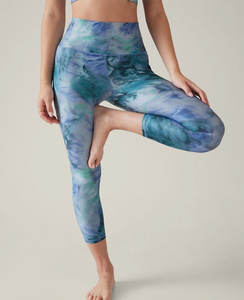 Women's High Waist Elastic Sport Fitness Yoga <b>Leggings</b> Seamless Gym Training Jogging Pants With Gym Spandex / <b>Nylon</b> <b>Leggings</b> - Product Image 2