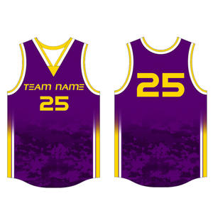 Maillot de basket rétro en sublimation |   Haut de sport personnalisé avec bordure en tricot côtelé |   Uniforme d'équipe OEM 2026 - Product Image 6