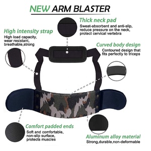 Brazos de levantamiento de pesas para bíceps y tríceps, de aluminio, Logo personalizado, para entrenamiento de culturismo y Gimnasio Profesional - Product Image 2