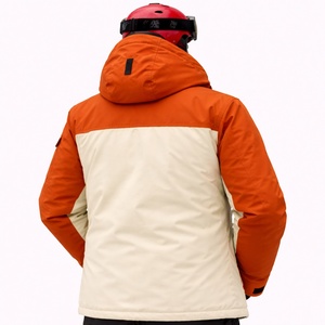 Men Fashionable <b>Heated</b> Ski Jacket Snowboard Coat Windproof Waterproof Warm <b>Padded</b> Winter Hooded Design Casual Outdoor Zipper - Product Image 3