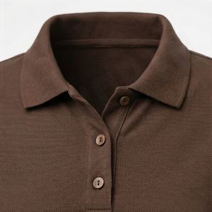 Nueva Llegada: Camiseta Polo Casual de Algodón para Mujer, Transpirable, con Patrón Sólido, Camisetas Polo para Mujer a Precios de Mayoreo, Estilo Moderno - Product Image 4