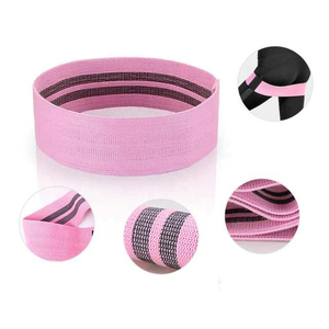Wholesale Custom Logo Fabric Resistance <b>Bands</b> Set Non Slip Booty Loops for Glute Leg <b>Workout</b> Gym Fitness Training Gear - Product Image 5