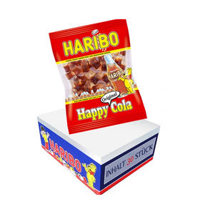 Populares Golosinas Masticables Haribo Happy Cola 100g - Para Mayoristas Globales de Snacks y Tiendas de Conveniencia - Product Image 2