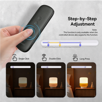 Contrôleur de scène intelligent sans fil Zigbee SH-SS-ZB4-001, interrupteur à distance à 4 boutons, compatible avec les systèmes d'automatisation de la maison intelligente