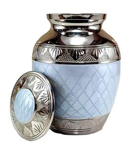 Urna Funeraria de Latón para Cenizas Humanas, Recuerdo Conmemorativo, Recipiente para Cenizas, Jarra, Urna Funeraria Decorativa - Product Image 4