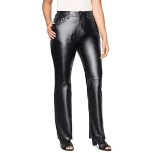 Fashion Women Genuine Leather Pants High Quality Durable Soft Leather Comfortable Fit For Adult Women's Leather Pants - Product Image 1