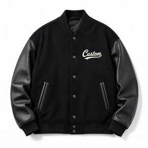 Men's Everyday Varsity Jacket <b>Classic</b> Letterman Design for Casual and Outdoor Wear - Product Image 1
