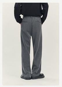 Pantalones Chinos Casuales para Hombre, Corte Holgado, Tejido Sólido, Pierna Recta, para Primavera/Verano - Product Image 3
