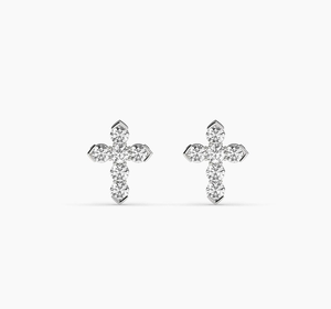 Premium 14KT Yellow Gold Lab Created Diamond <b>Stud</b> <b>Earrings</b> IGI Certified Gold Plated Luxury <b>Fine</b> Jewelry Collection - Product Image 2