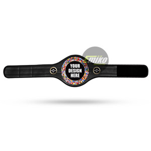Ceinture de championnat de lutte personnalisée avec logo, ceinture de titre d'arts martiaux pour adultes, sangle en cuir, design de plaque métallique pour l'entraînement de boxe - Product Image 5
