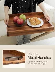 Suministros al por Mayor de Súper Calidad a Precios Accesibles, Bandejas Rectangulares de Madera Personalizadas para Almacenamiento y Servicio para Hoteles, Vajilla - Product Image 2