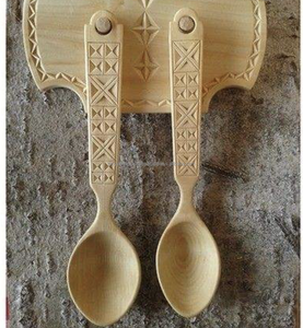 Ensemble d'ustensiles de cuisine en bois de teck naturel, écologique, taille personnalisable, design élégant, cuillères et spatules pour la cuisine, les fêtes à domicile - Product Image 5