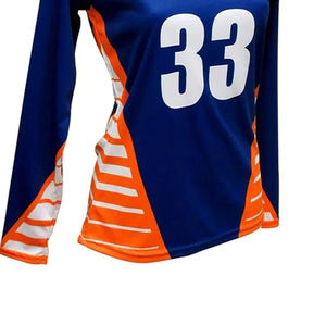 Camiseta de Voleibol Sublimada Personalizada, Uniforme de Equipo Transpirable de Secado Rápido, Ropa Deportiva de Entrenamiento para Hombre y Mujer al por Mayor - Product Image 3