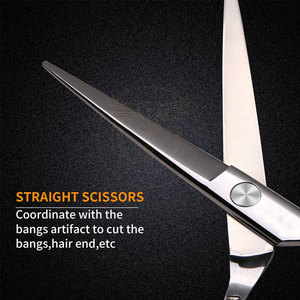Premium Stainless Steel <b>Barber</b> Dressing Scissors <b>Set</b> Professional Hair Cutting Thinning Shears Salon Use - Product Image 2