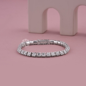 Premium Design Round Shape Diamond <b>Bracelet</b> & <b>Bangle</b> Lab Grown Diamond <b>Bracelet</b> with VVS Clarity for Sale Export From india - Product Image 3