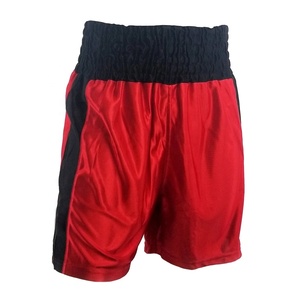 Shorts de boxe et de kickboxing personnalisés à prix d'usine, 100% polyester 180g, imprimés en sérigraphie, séchage rapide, extensibles, coupe classique, vêtements de fitness - Product Image 2