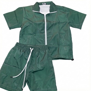 Wholesale <b>Men's</b> <b>Purple</b> Lightweight Tracksuit Set Breathable Short Sleeve Jacket Shorts Sportswear Running Training Casual Summer - Product Image 3