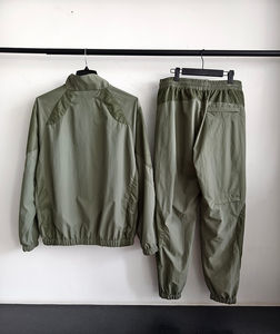 <b>Mens</b> Sports Tracksuit 2 Piece Set Lightweight Windbreaker <b>Jacket</b> & Jogger Pants Breathable Quick Dry Activewear - Product Image 6