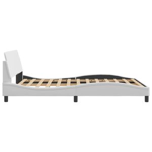 Cadre de lit en bois blanc - Product Image 5