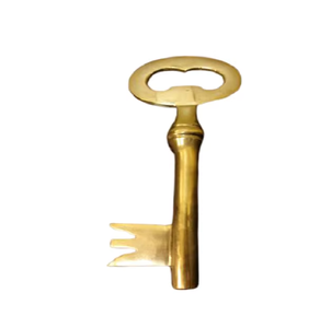 Abridor de botellas vintage, abridor manual portátil de metal, diseño de aleación de zinc, abridor de botellas con forma de llave vintage - Product Image 3