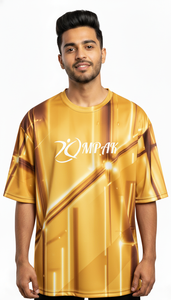 Camiseta Sublimada Oversize para Hombre, Estilo Urbano, Casual para el Día a Día, Corte Holgado - Product Image 3