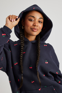 Sweat-shirts décontractés surdimensionnés pour femmes grandes tailles, 100% coton, streetwear, côtelés, manches longues, extensibles, avec cordon de serrage - Product Image 3