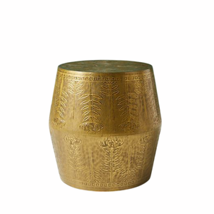 Round Gold Metal <b>Stool</b> Contemporary Design Handmade Living Room Furniture Home Decor Ottoman for Apartment Use - Product Image 6