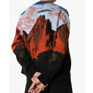 Suéteres tipo cárdigan para hombre, recién llegados, de invierno, transpirables, de algodón y lana, ligeros - Product Image 5