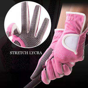 Wholesale Premium Quality Men's Golf <b>Gloves</b> Soft Fabric <b>Moisture</b> Wicking Breathable Non-Slip Adjustable Wrist Strap Outdoor - Product Image 4