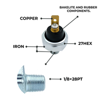 Nouveau capteur de pression d'huile moteur OEM 25240-KA050 QF KS 53 avec garantie d'un an pour véhicules à références croisées