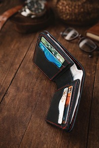 Luxury <b>Slim</b> Minimalist Unisex Tactical Pouch Microfiber Waterproof Front Pocket <b>Card</b> <b>Holder</b> Thin Compact Stylish Everyday Carry - Product Image 3