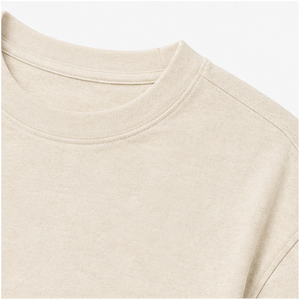 Camiseta de Manga Corta Extra Grande para Hombre, Estilo Boxy, de Algodón y Cáñamo Natural, Personalizada, MTS-OVR-0047 - Product Image 6