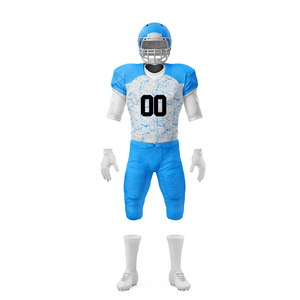 Uniforme de football américain respirant de haute qualité en gros, personnalisable avec broderie du nom de l'équipe, kit d'entraînement et de match pour club universitaire - Product Image 6