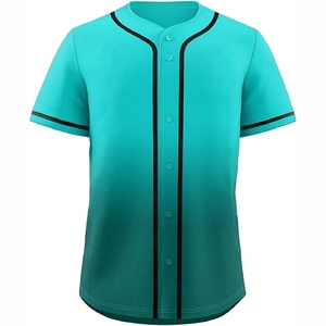 Chemises de baseball sublimées à manches courtes, respirantes, grande taille, de haute qualité, résistantes à la décoloration, pour les sports d'équipe compétitifs - Product Image 1
