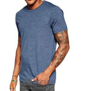 Camiseta de algodón de alta calidad para hombre, camisa con estampado de logotipo personalizado, de poliéster, en blanco - Product Image 1