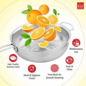Multi Sizes SS Perforated <b>Strainers</b> Soup and Juice with Long Handle for Filtering Sifting Rinsin - Product Image 4