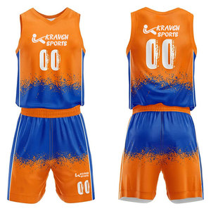 Wholesale High Quality Men's Basketball Uniform Sets Customized Logo & Design Breathable Eco-Friendly Basketball Uniform - Product Image 1