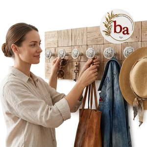 Pomo Moderno de Cerámica Blanca para Muebles, Tirador Floral para Cajones de Dormitorio y Uso en Hoteles, Ecológico - Product Image 3
