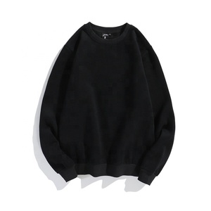 Custom Made OEM Men's Homme Thick Plain Svitcemizo Sweatshirts Unisex 10 Oz Fleece Genser Unisex Wide Crewneck Blank Pullover - Product Image 2