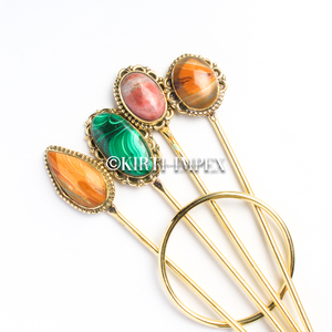 Épingles à cheveux chics en cristal pour femmes,, accessoires, bijoux, pour filles, Boho, cadeau, pierre magique, bohème - Product Image 5
