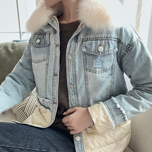 Chaqueta Acolchada de Moda para Hombre, Cuello Alto, Corte Regular, Relleno de Algodón Cálido, para Invierno, con Capucha Desmontable - Product Image 4