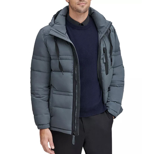 Chaqueta de Invierno Acolchada para Hombre, con Capucha, de Nailon, con Cierre, Aislante y Cálida - Product Image 2