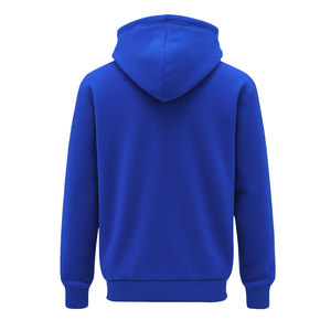 Men's <b>Red</b> Fleece Sweatshirt Regular Fit Casual Pullover with Front Pocket Autumn Wear Graphic Screen Print Blank Fleece Hoodies - Product Image 4